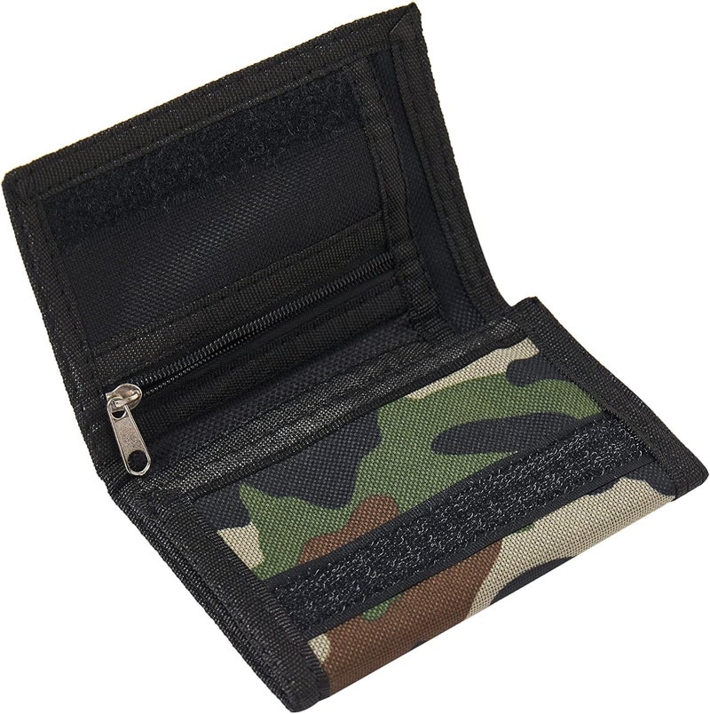 Nitort Wallet, Canvas Outdoor Sports Wallets for Kid, Lovely Wallet with Zipper for Kids- Front Pocket Wallet with Magic Sticker - Image 5